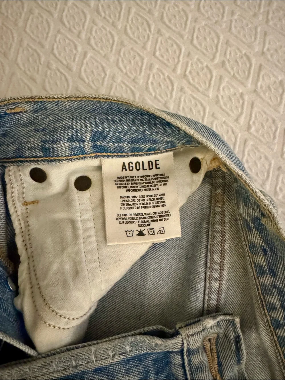 Agolde Parker Long Shorts